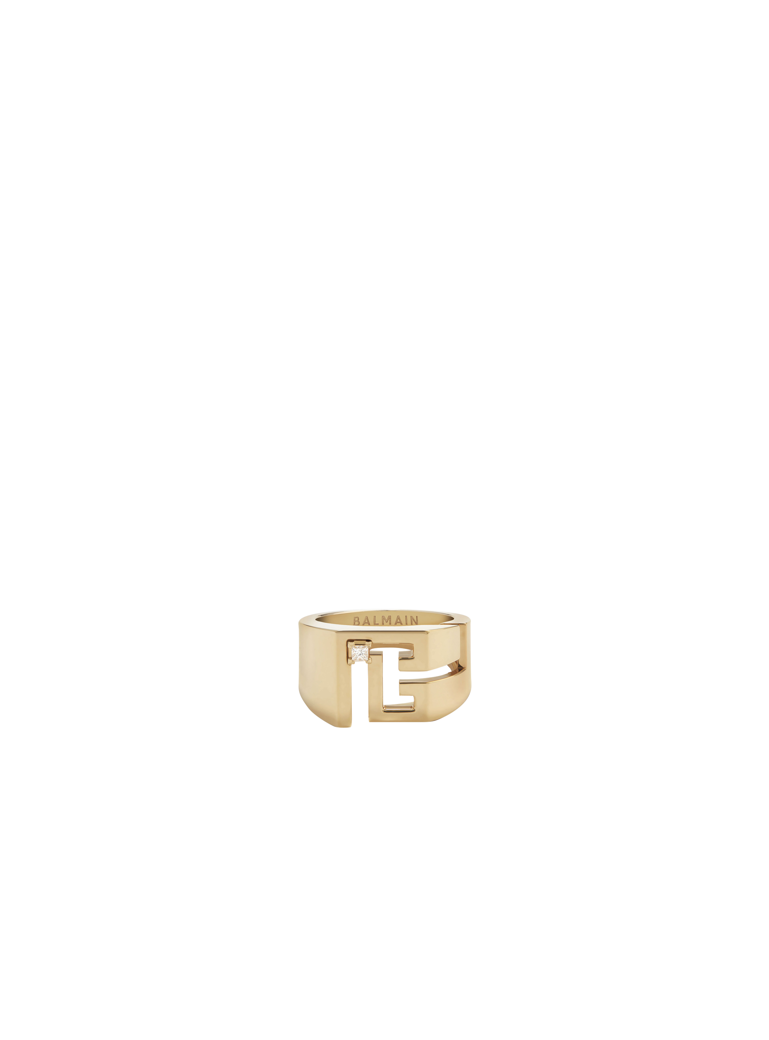 Labyrinth Pb Signet Ring, gold
