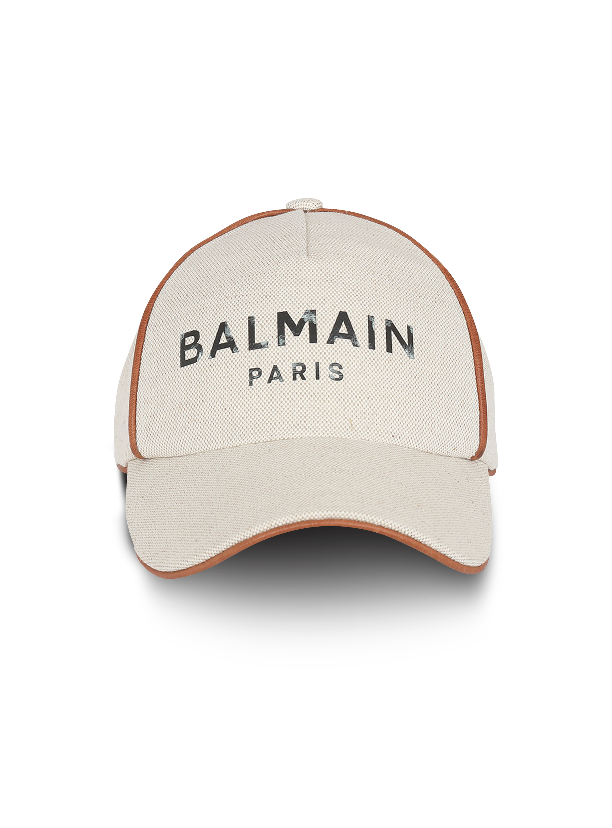 Cotton B-Army cap with Balmain logo - Women | BALMAIN