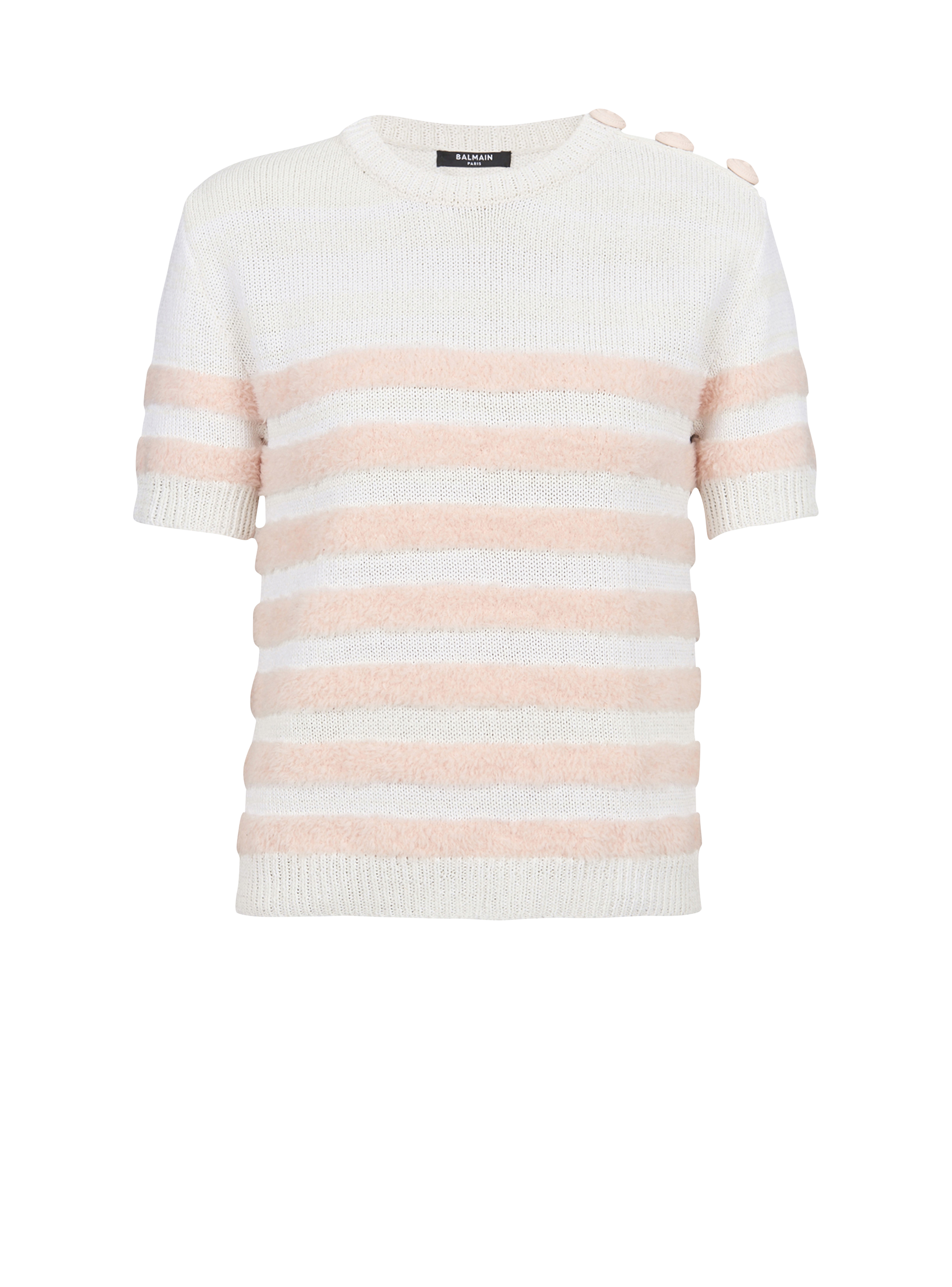 针织 T 恤, pink