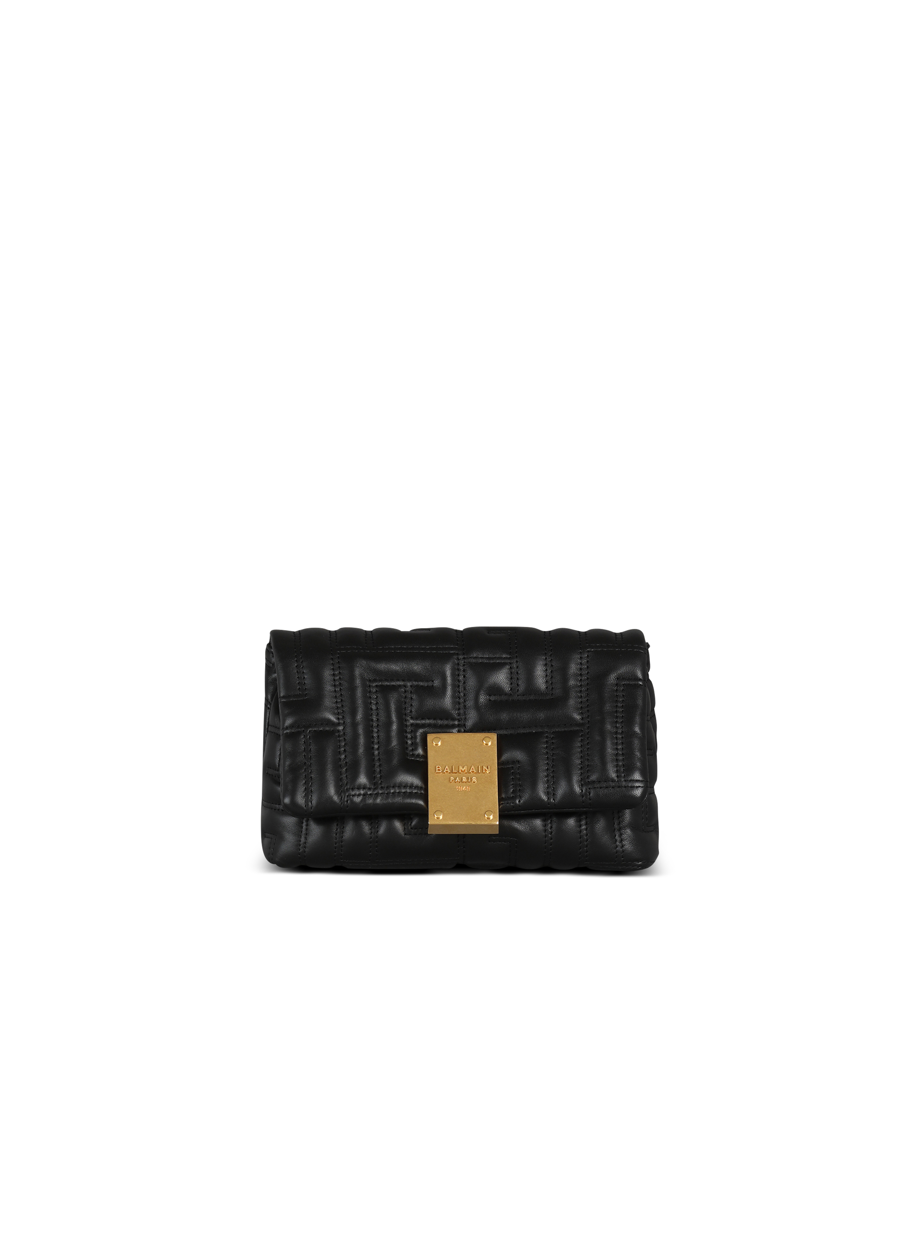 1945 Soft mini bag in quilted leather, black