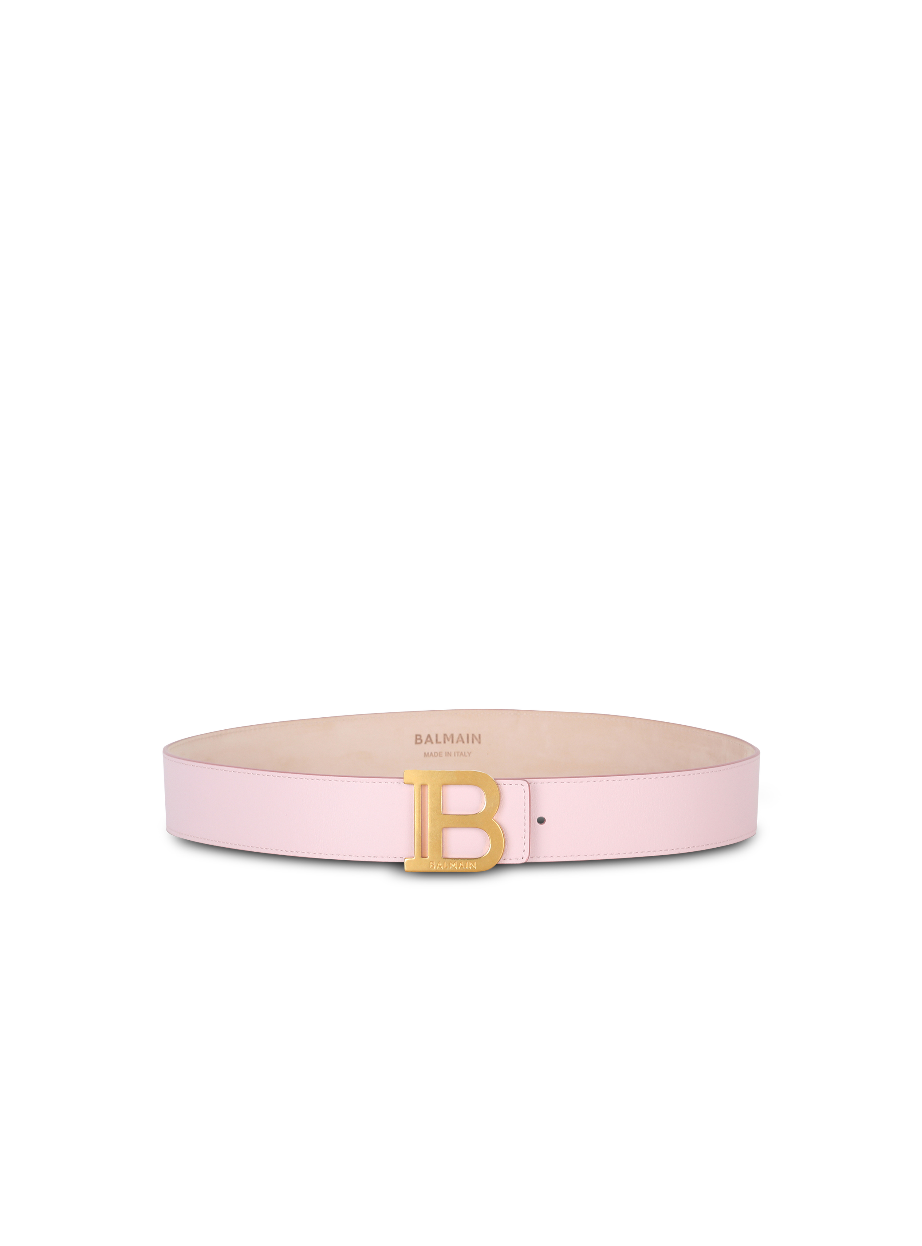 B-Belt 光面皮革腰带, pink