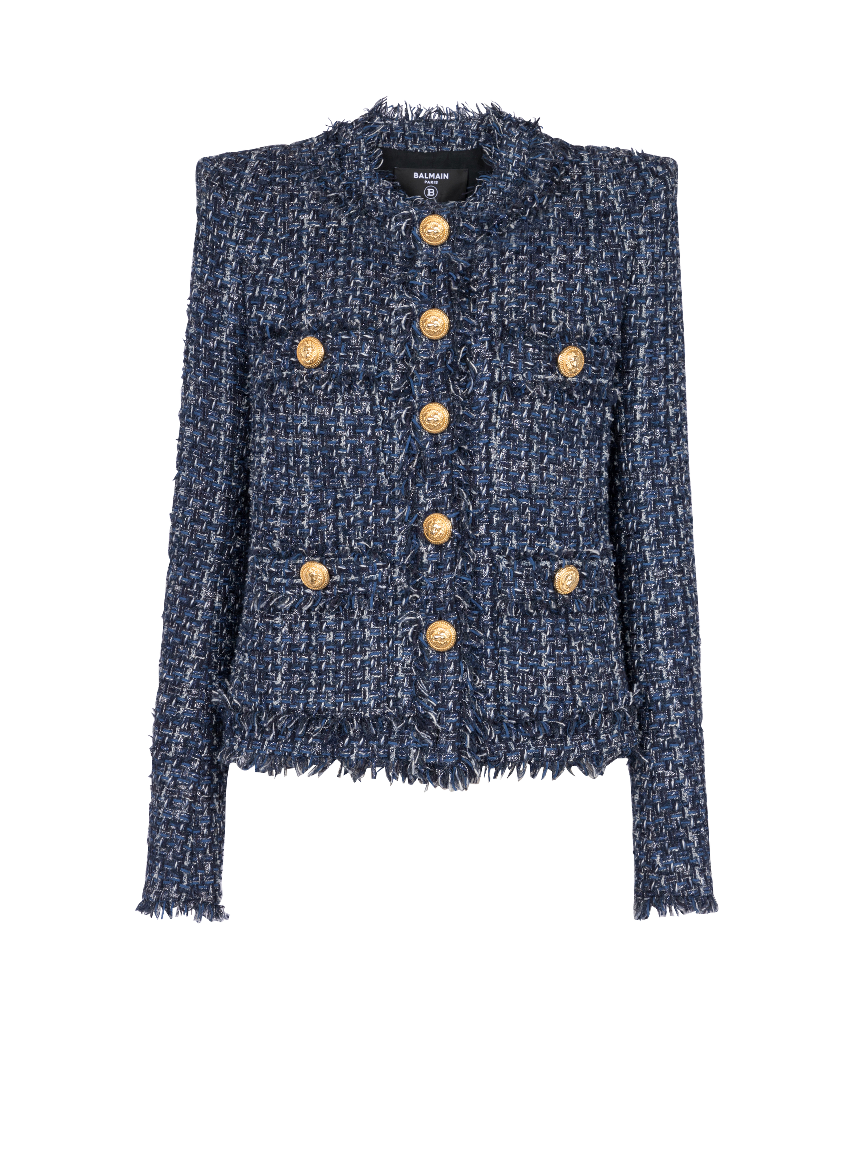 Tweed jacket, navy