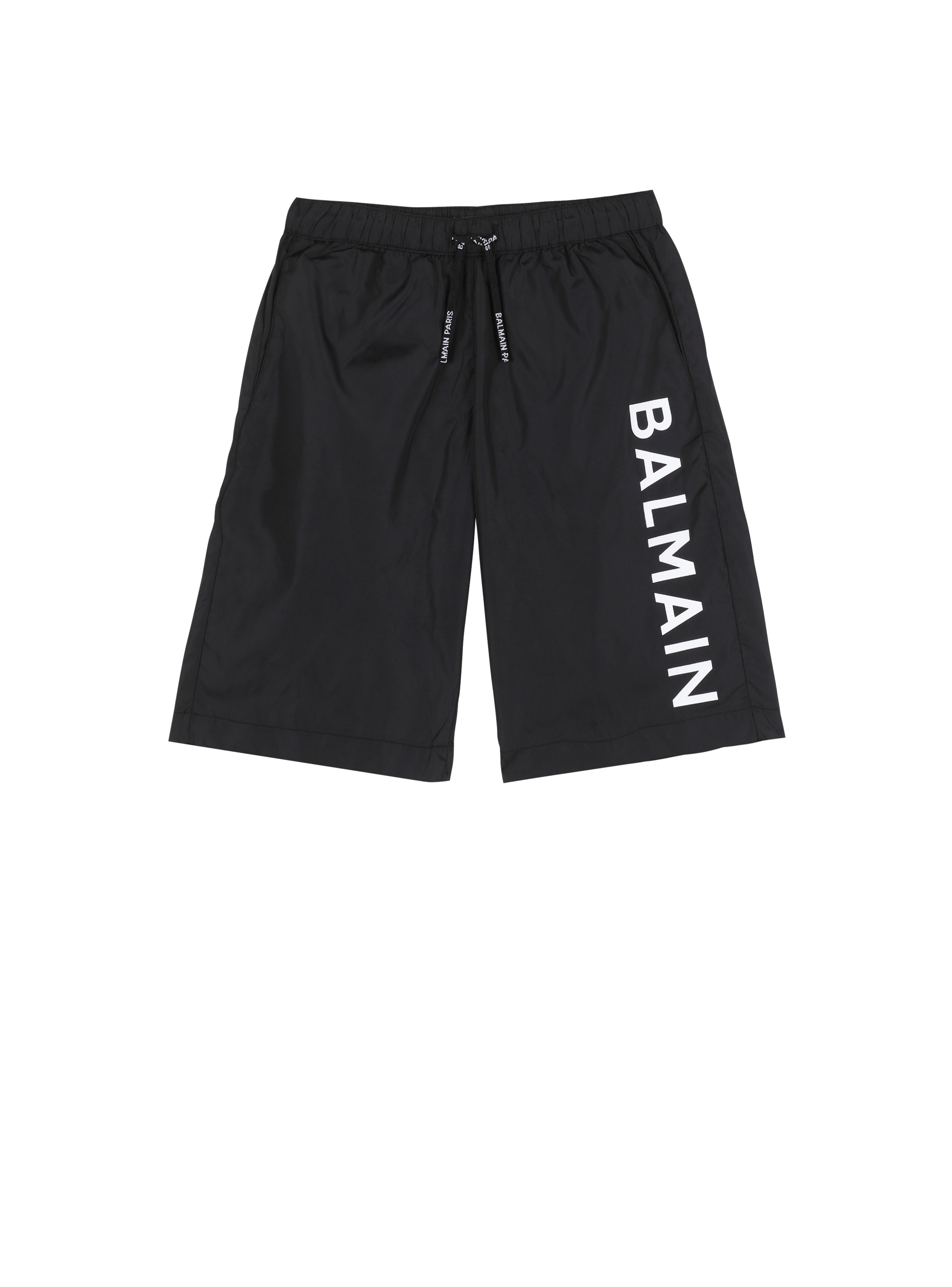 Balmain巴尔曼标志泳装短裤, black