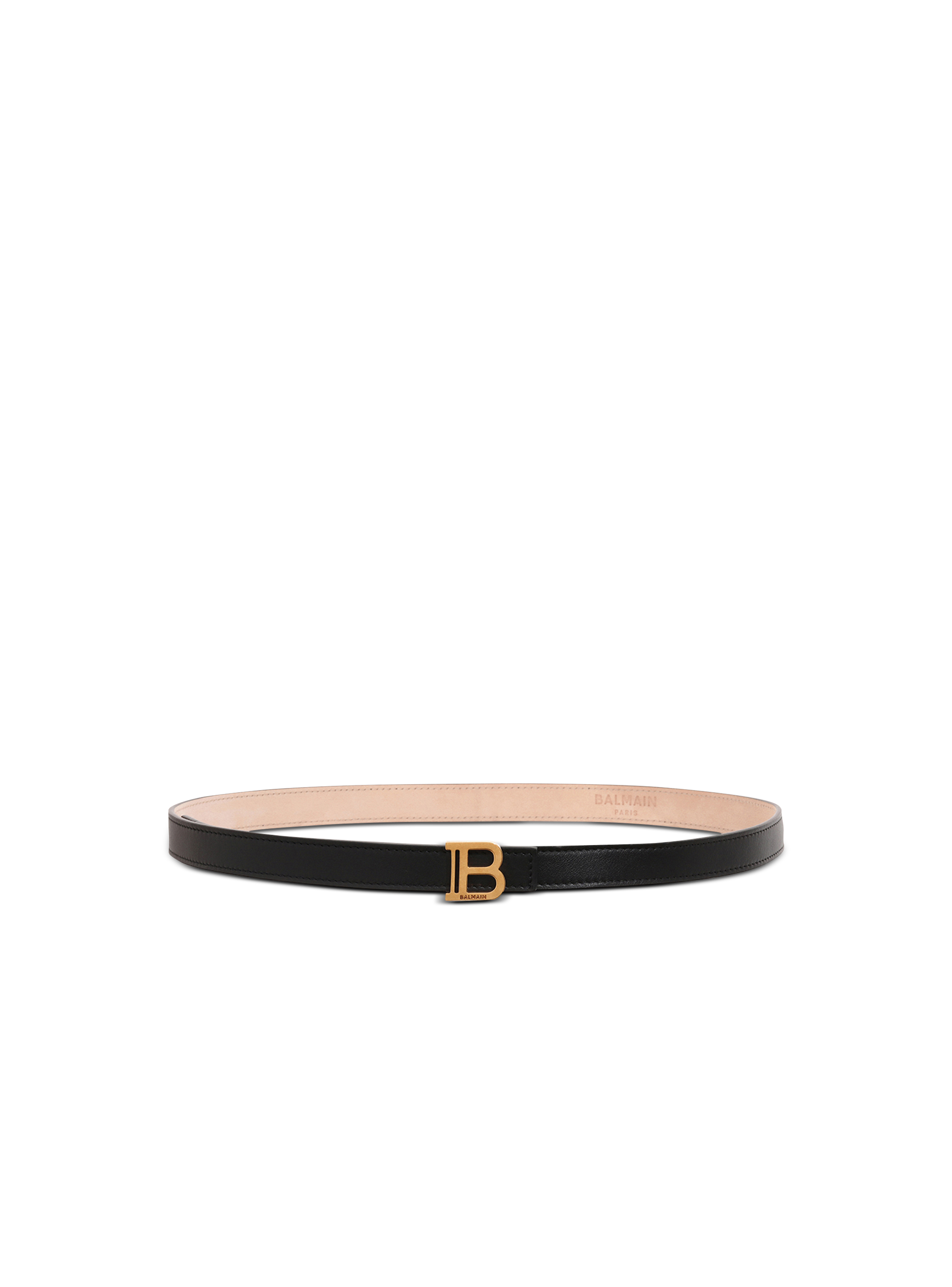 B-Belt皮革腰带, black