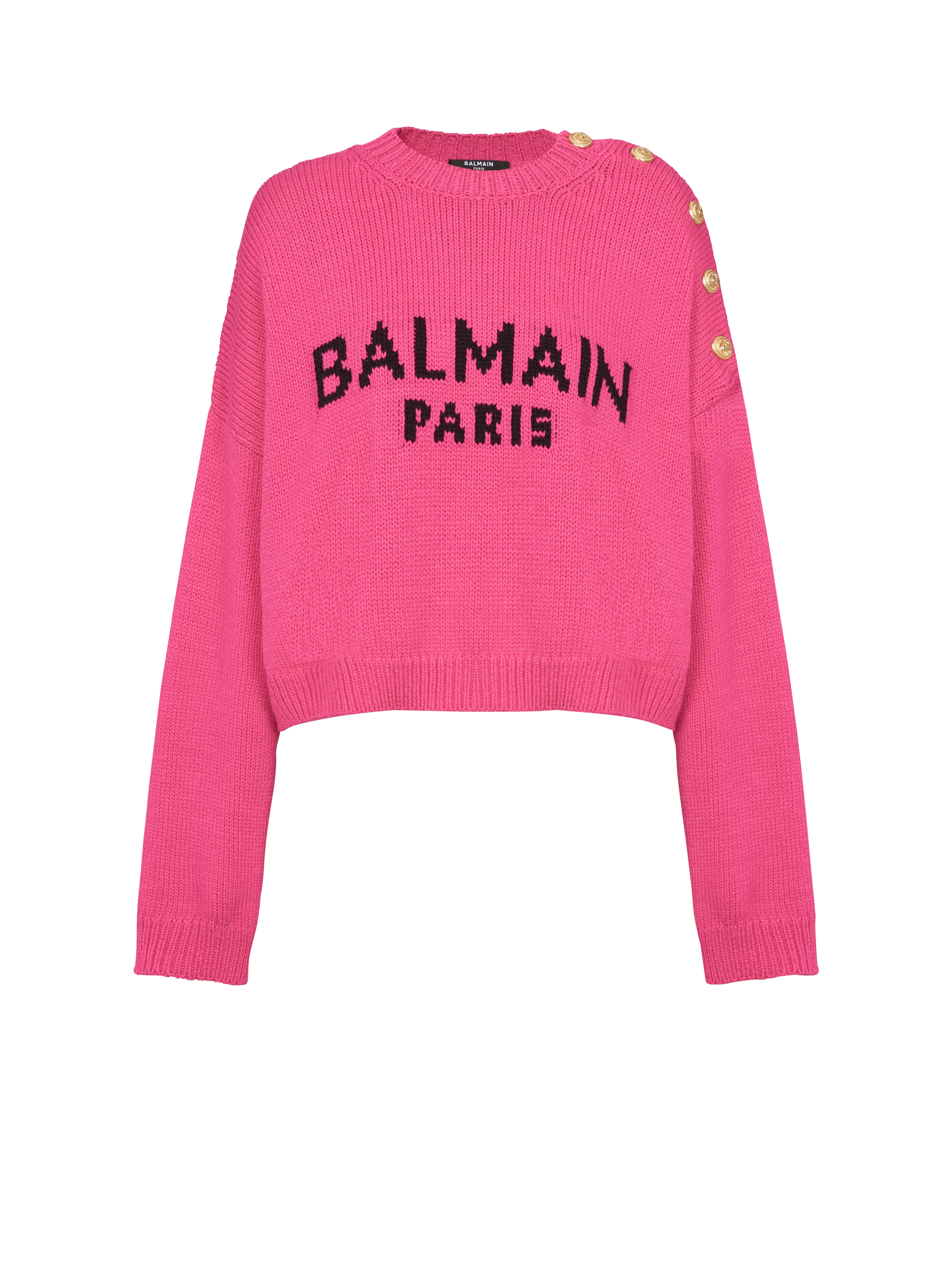 balmain crop jumper