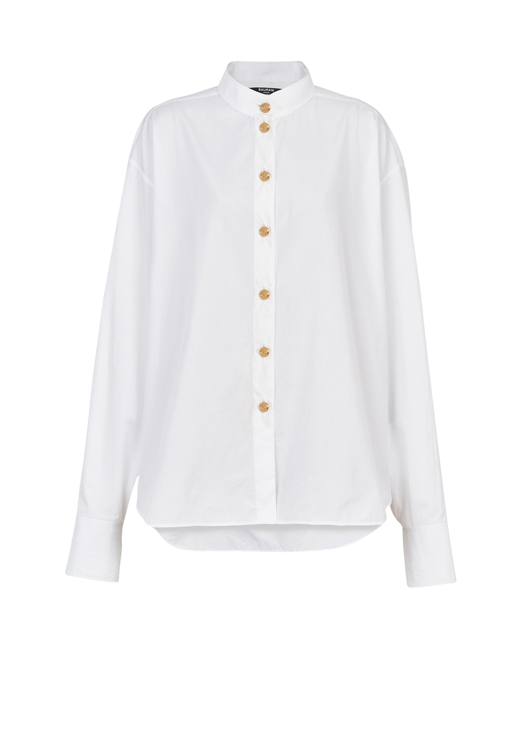 彩色真丝衬衫, white, hi-res
