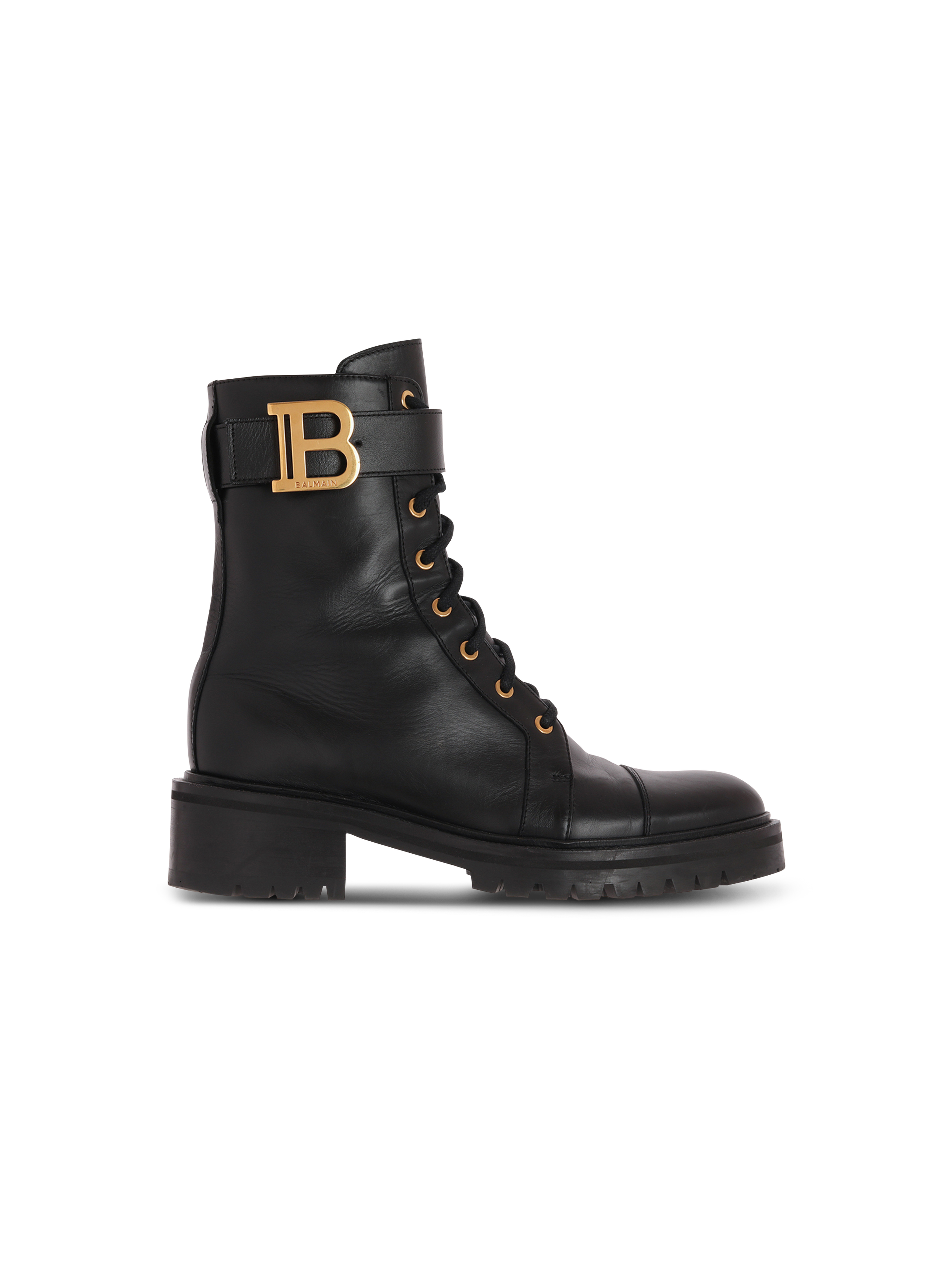 Leather Ranger Romy ankle boots, black