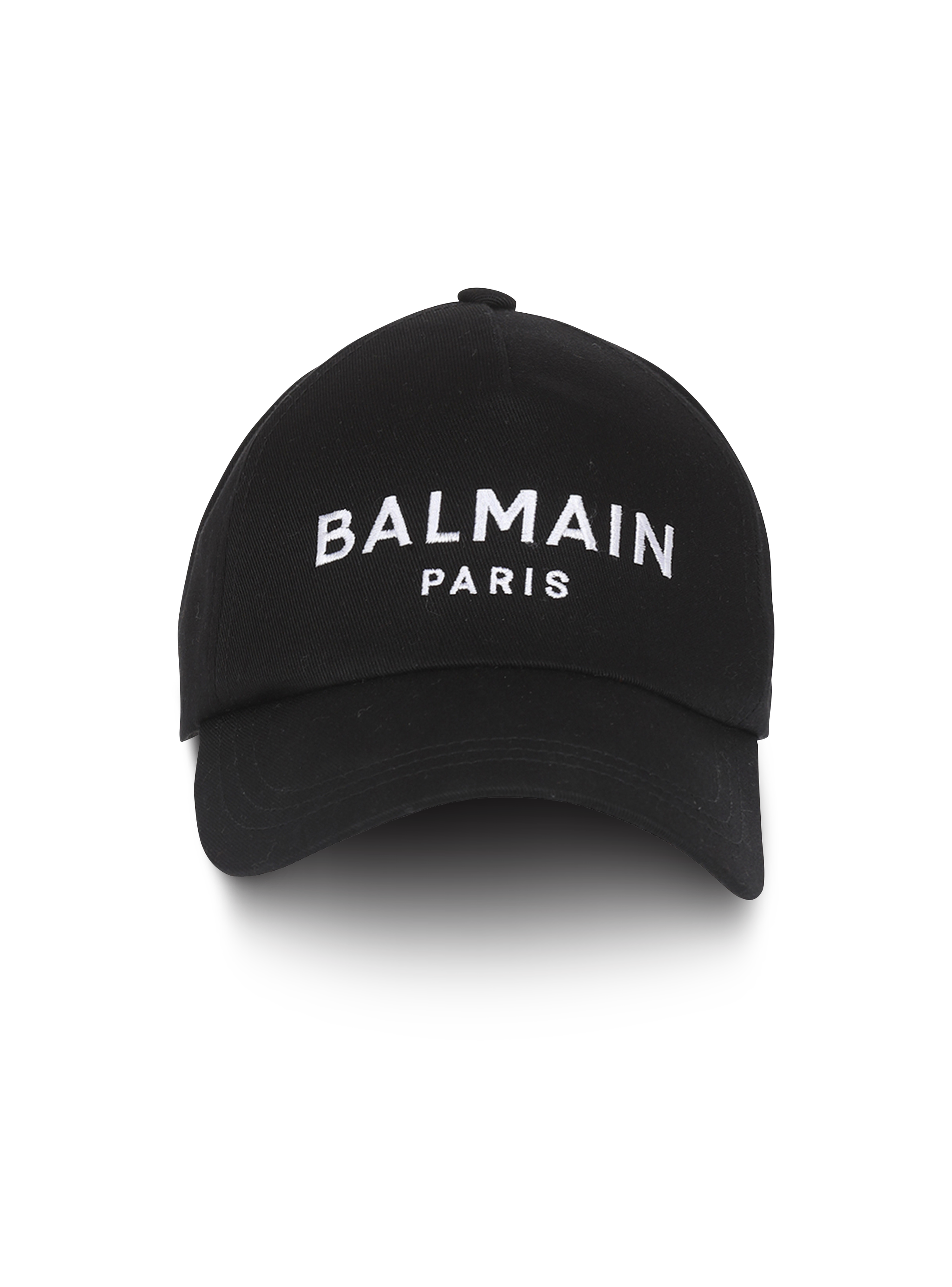 Balmain巴尔曼标志棉质棒球帽, black
