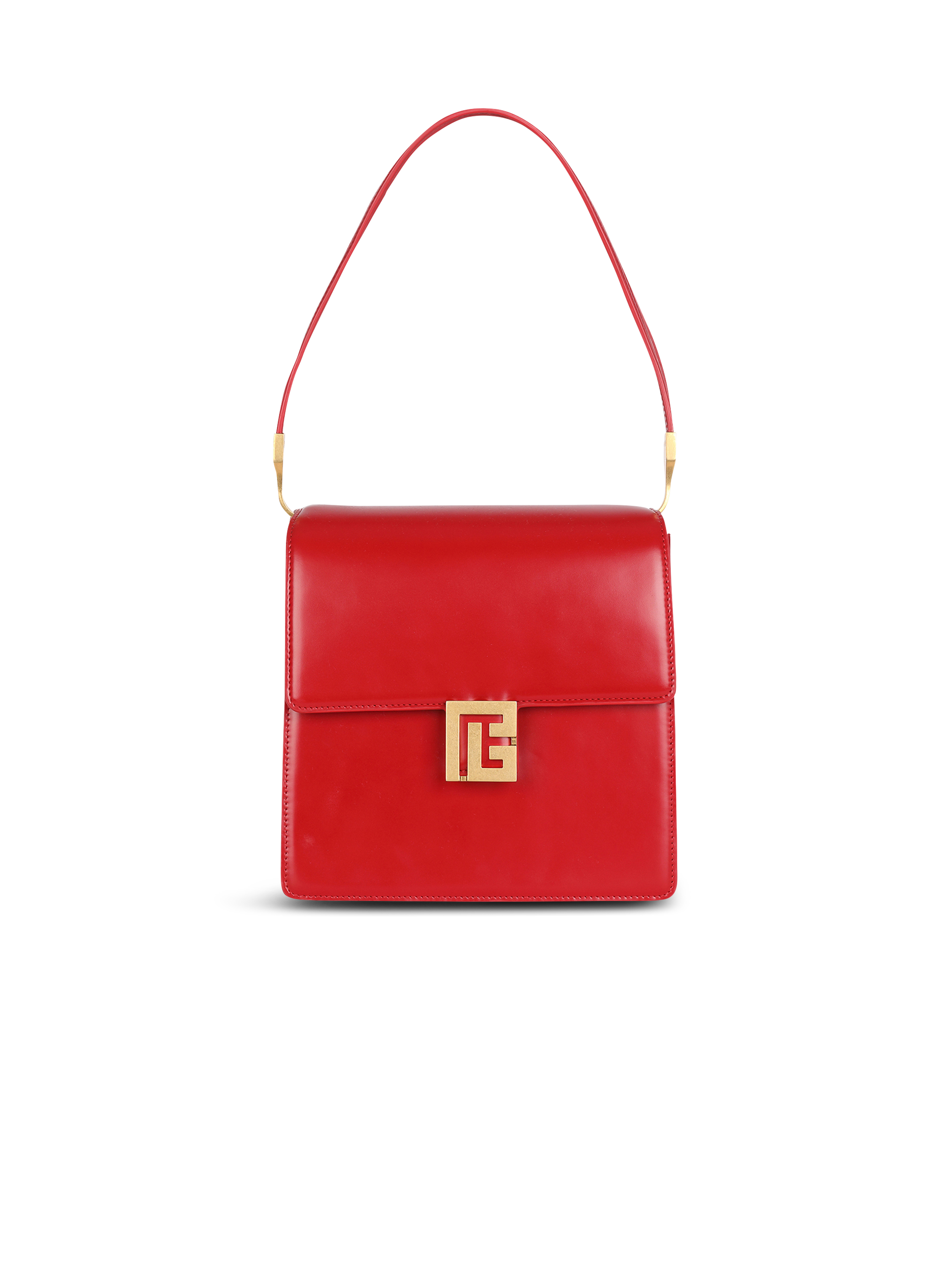 Smooth leather Ely bag, red