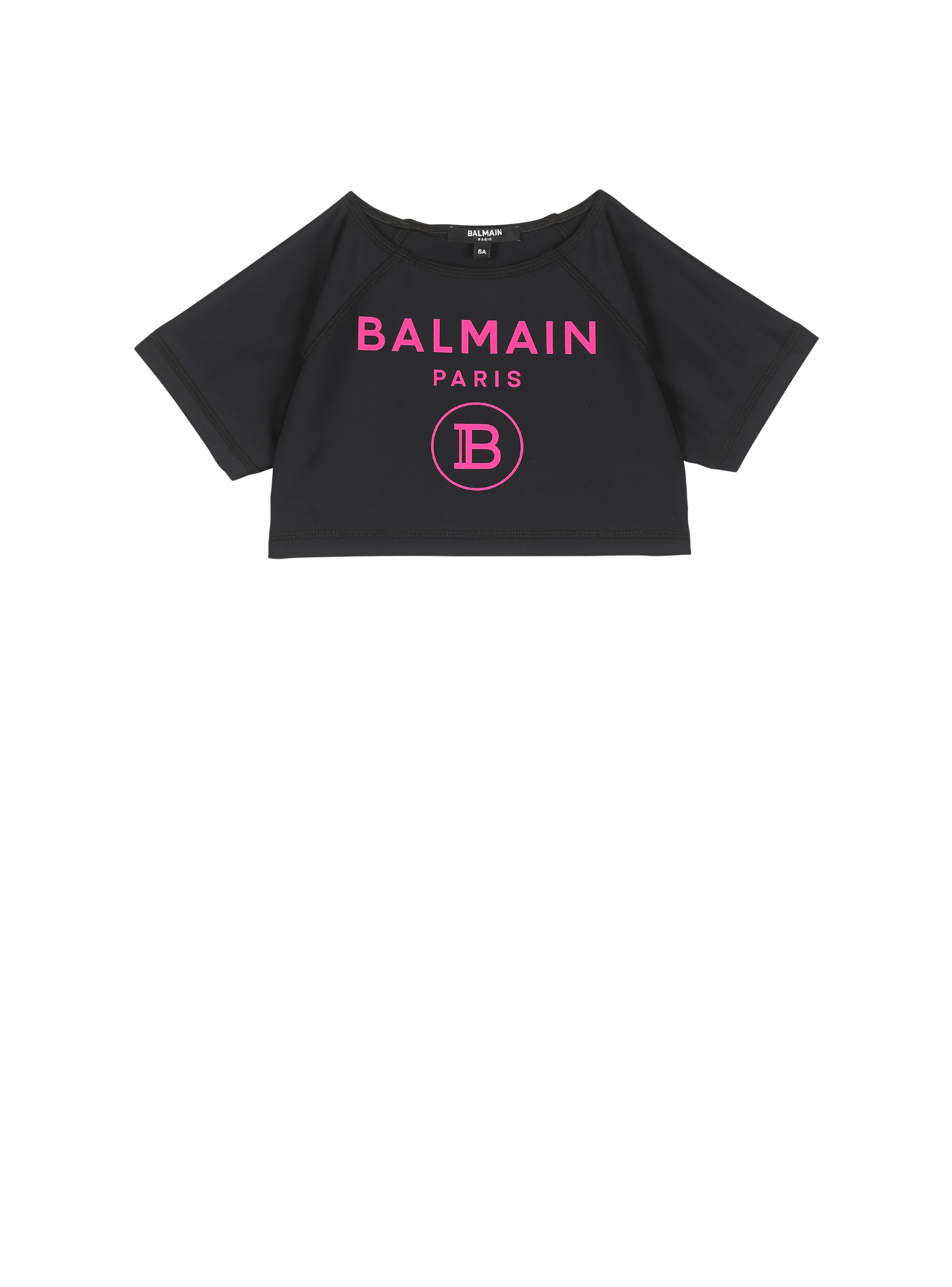 Balmain巴尔曼标志泳装T恤, black
