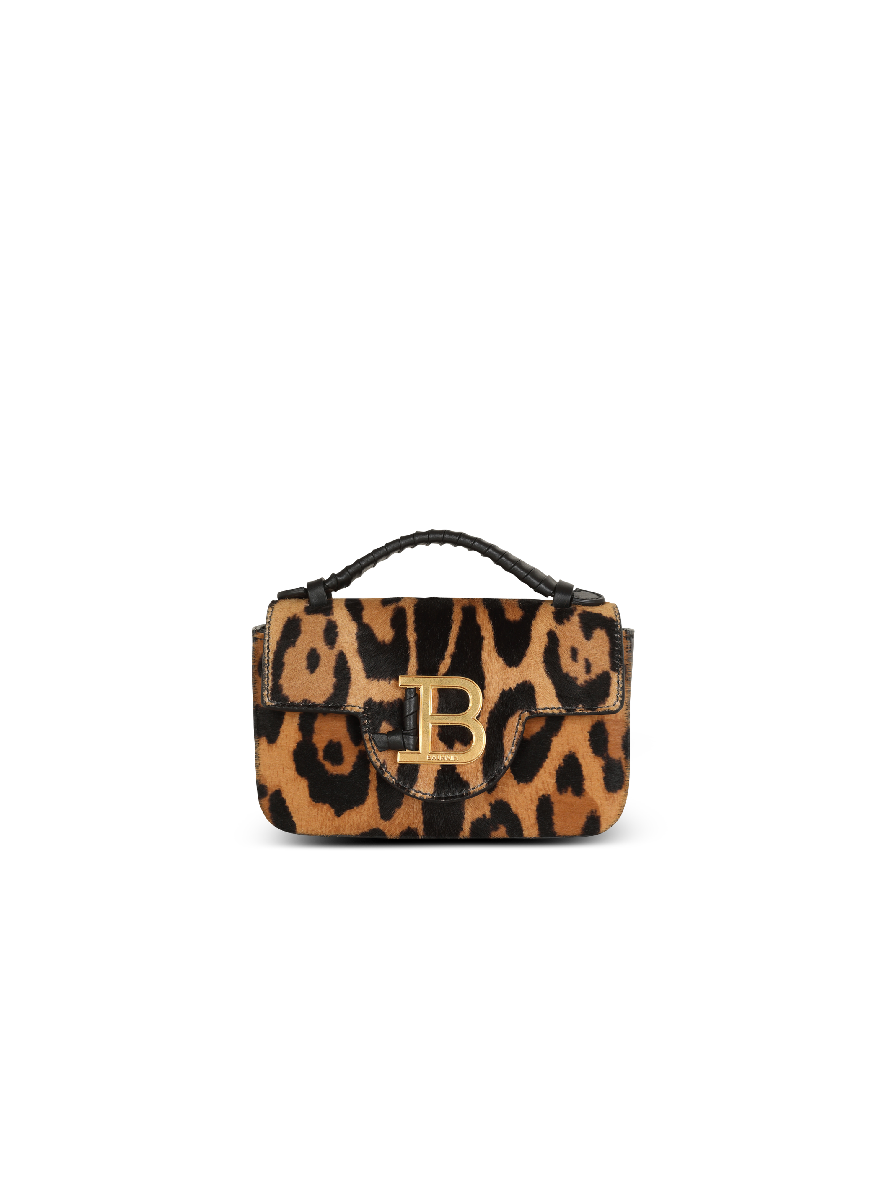 Leopard-effect B-Buzz mini bag, brown