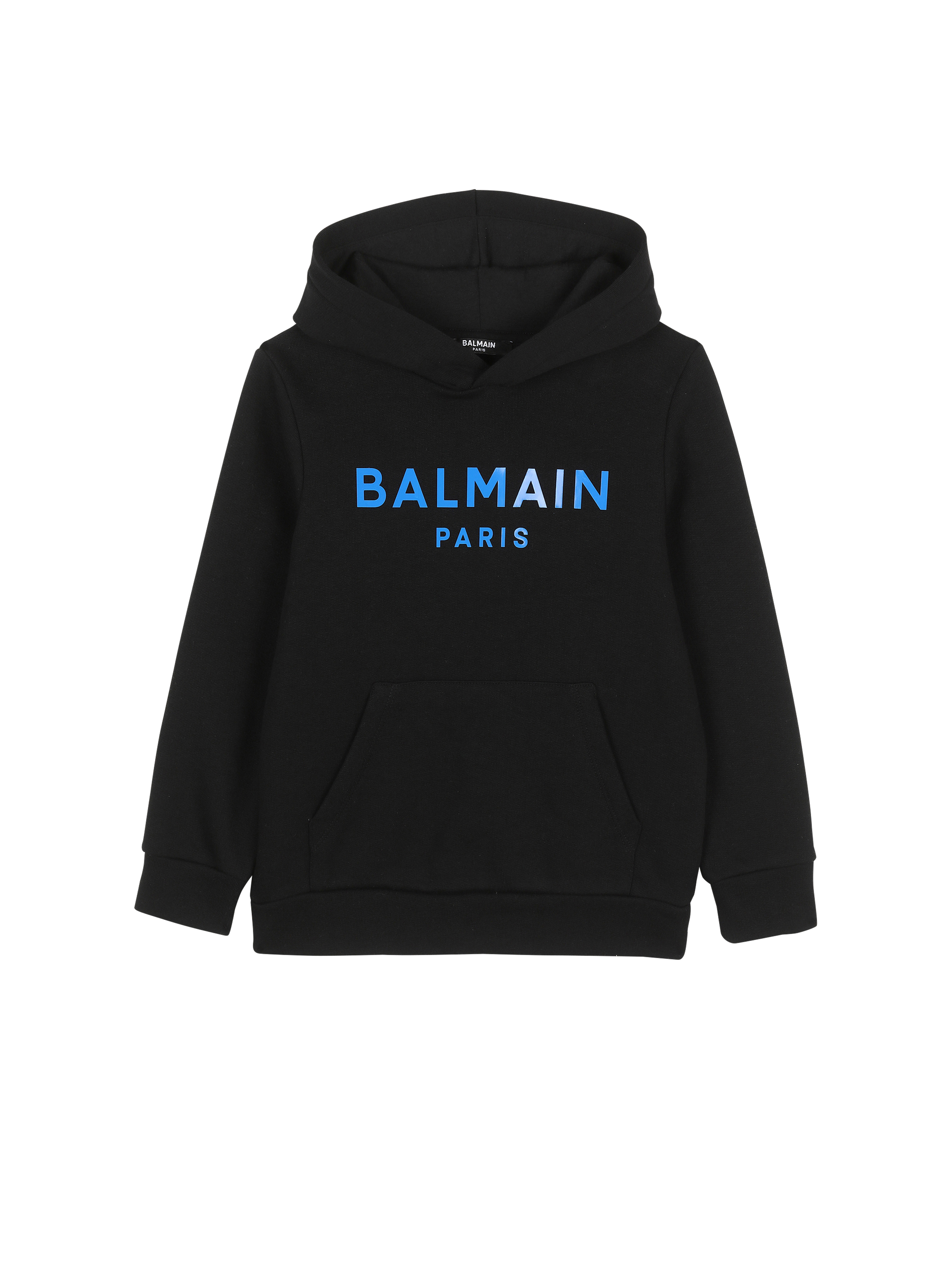 Balmain巴尔曼标志棉质毛衫, black