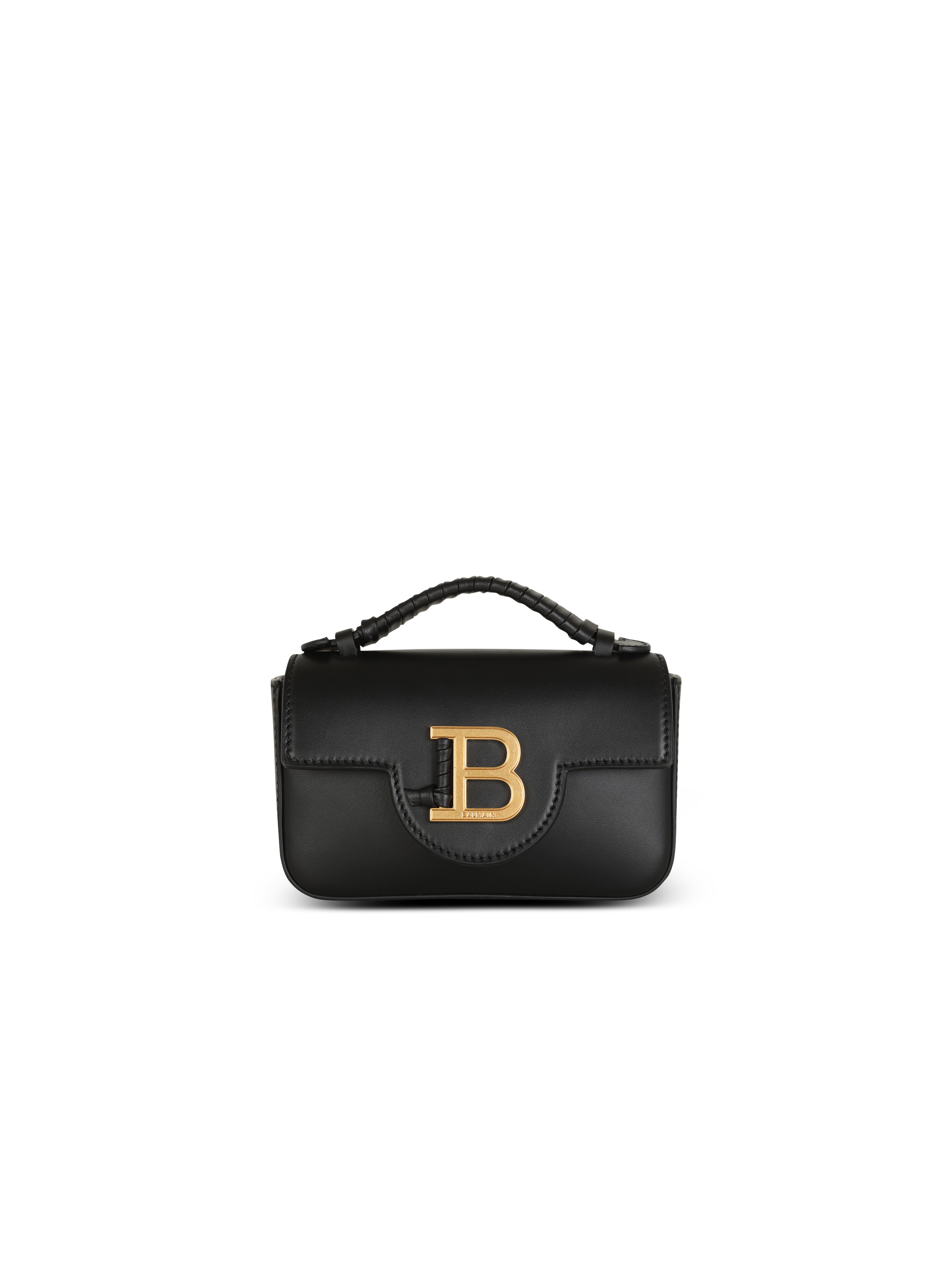 Smooth leather B-Buzz mini bag, black