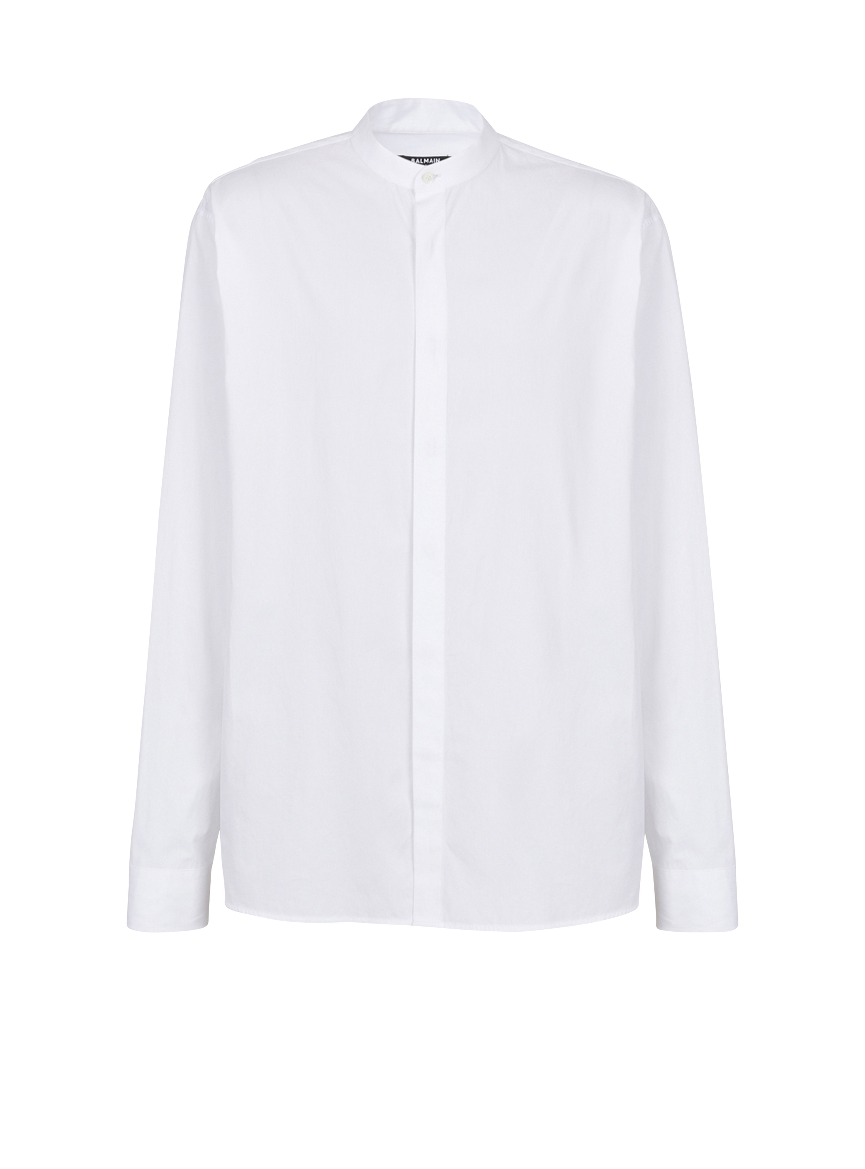 棉质衬衫, white