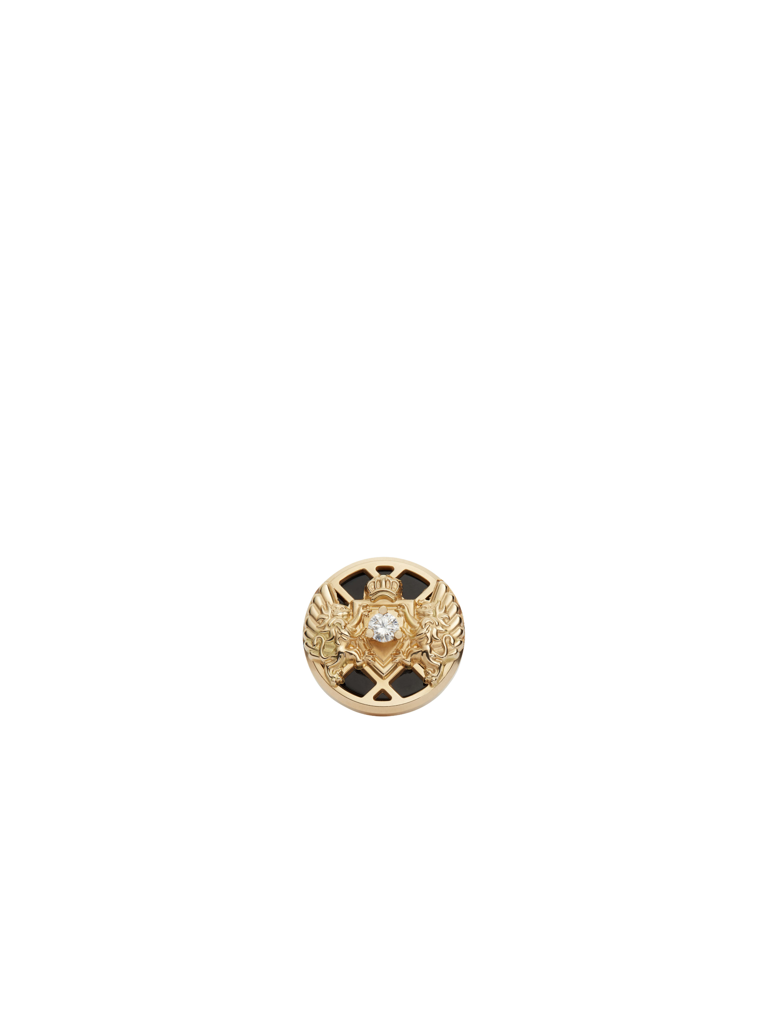Emblem Single Stud Earring, gold
