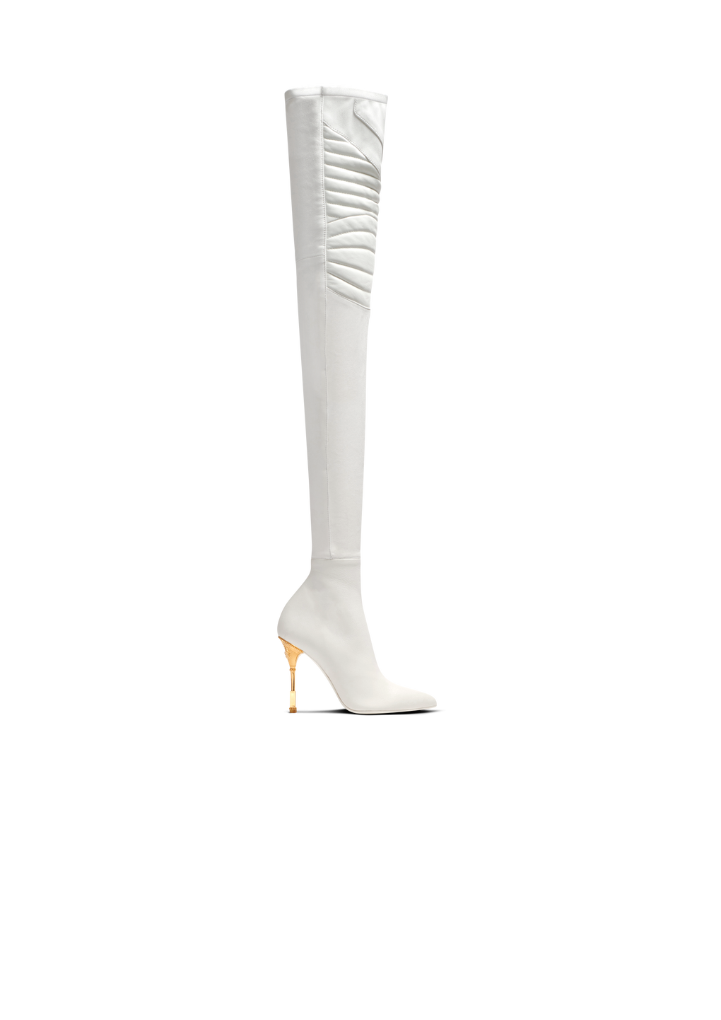 Moneta皮革高筒靴, white, hi-res