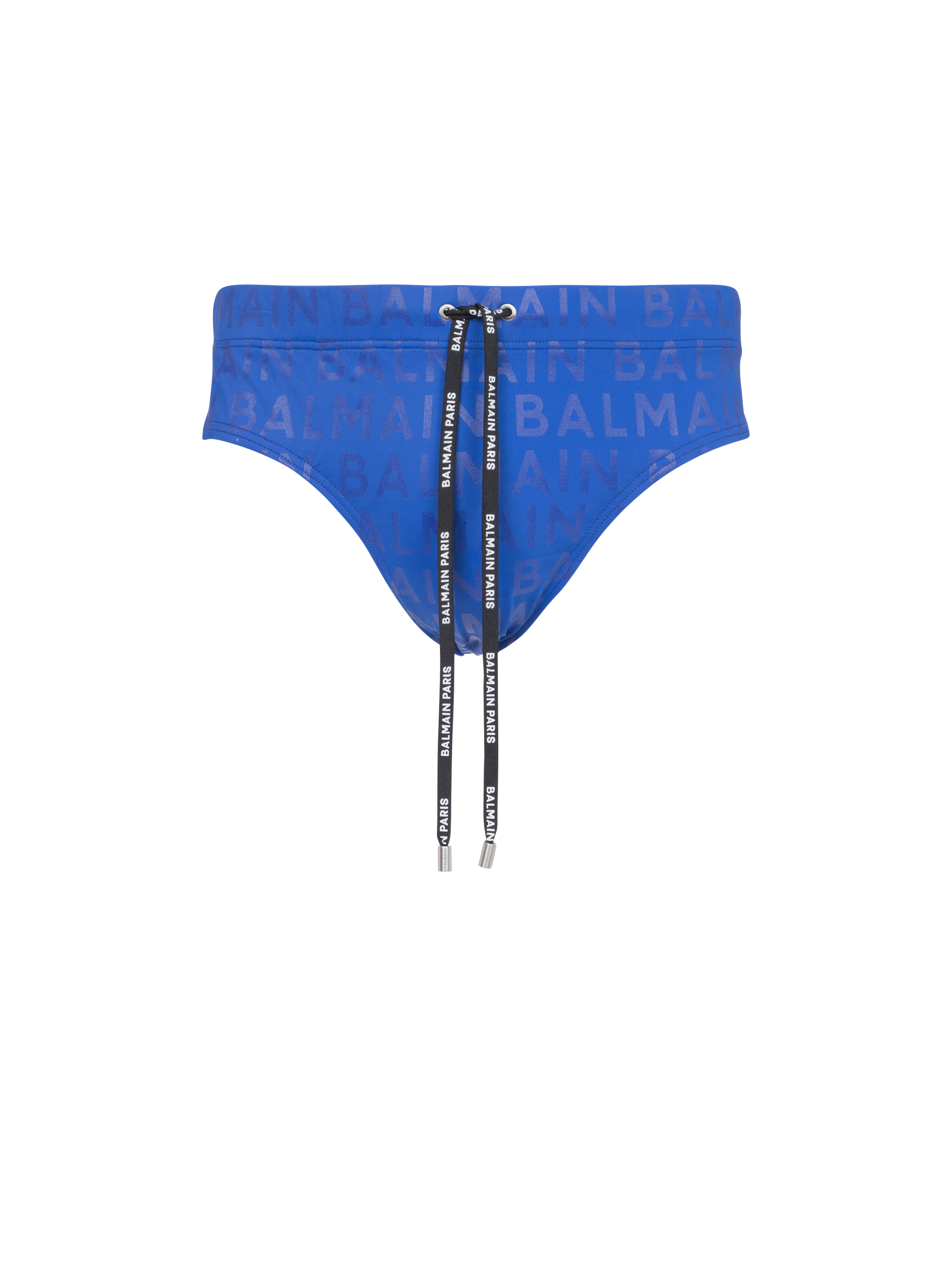 Balmain巴尔曼标志三角泳裤, blue