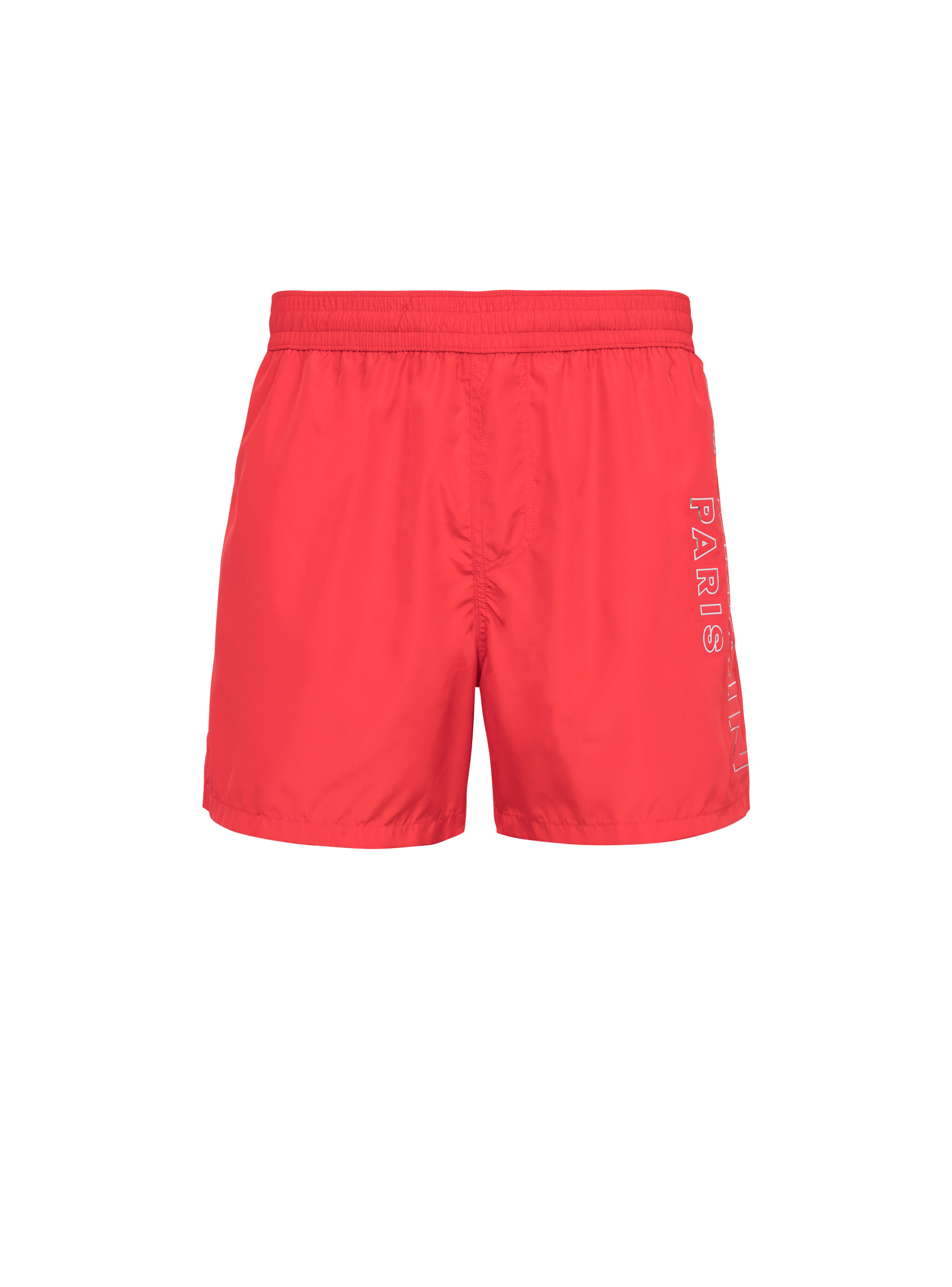 Balmain巴尔曼标志泳装短裤, red